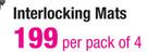 Interlocking Mats-Per Pack Of 4
