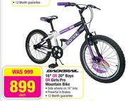 Backtrail 16" Or 20" Boys Or Girls Pro Mountain Bike