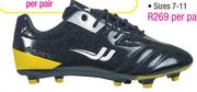 Olympic Vision Men Soccer Boot Size 7 To 11-Per Pair