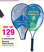 Dunlop Mcenroe Tennis Racket Size 23"/25"-Each