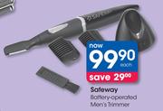 Safeway Battery-Operated Men's Trimmer