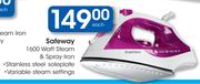 Safeway 1600 Watt Steam & Spray Iron