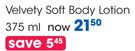 Oh So Heavenly Velvety Soft Body Lotion-375ml Each