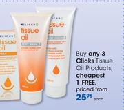 Clicks Tissue Oil Products-Each