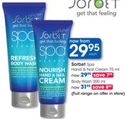 Sorbet Body Wash-200ml Each