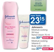 Johnson's Moisture Locking Vitamin E Body Lotion-400ml