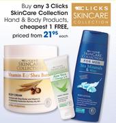 Clicks Skincare Collection Hand & Body Products-Each