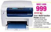Xerox 3-In-1 Multi Function Printer WC3045B