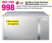 LG 28Ltr Mirror Finish Electronic Microwave Oven MS2843GARS