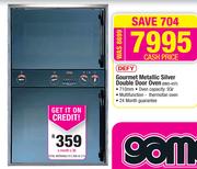 Defy Gourmet Metallic Silver Double Door Oven DBO-437