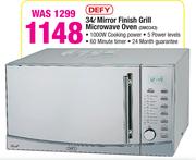Defy 34Ltr Mirror Finish Grill Microwave Oven DMO343