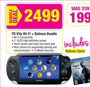 PS Vita WiFi + Batman Bundle