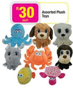 Assorted Plush Toys-Each