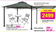 Out & About Gazebo With Awning(335 x 335cm)