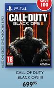 Call Of Duty Black OPS III For PS4