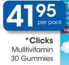 Clicks Multivitamin Gummies-30's