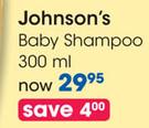 Johnson's Baby Shampoo-300ml 
