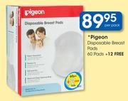 Pigeon Disposable Breast Pads-60's + 12's Free