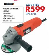 Black & Decker Angle Grinder STAKG915-QS
