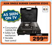 1Alva Single Burner Canister Stove CCR101
