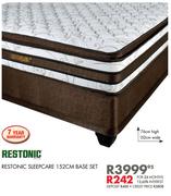 Restonic Sleepcare 152cm Base Set