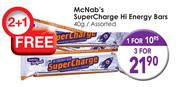 McNab's Super Charge Hi Energy Bars Assorted-3x40g