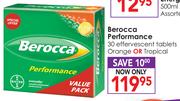 Berocca Performance 30 Effervescent Tablets Orange Or Tropical-Each