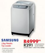 Samsung 13Kg Metallic Top Loader