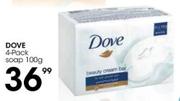 Dove 4 Pack Soap-100g Each