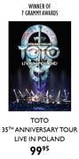 Toto 35th Anniversary Tour Live In Poland