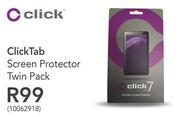 ClickTab Screen Protector Twin Pack