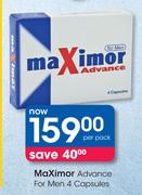 MaxXimor Advance For Men 4 Capsules-Per Pack