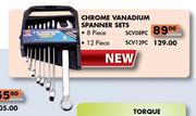 Chrome Vanadium Spanner Set 12 Pcs-SCV12PC