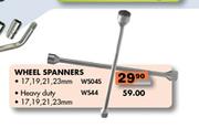 Wheel Spanner Heavy Duty 17,19,21,23mm-WS44