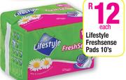 Lifestyle FreshSense Pad-10's
