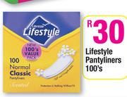 Lifestyle Pantyliners-100's