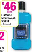 Listerine Mouthwash-500ml Assorted