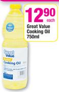 Great value Cooking Oil-750ml
