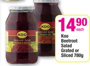 Koo Beetroot Salad Grated Or Sliced-780g Each