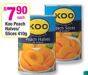 Koo Peach Halves/Slices-410g