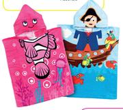 Kids Hooded Towels Assorted-Each