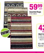 Assorted Rugs-50x80cm Each