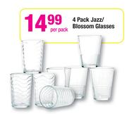 4 Pack Jazz/Blossom Glasses-Per Pack