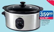 Kambrook Stainless Steel Slow Cooker KSC450