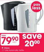 Clicks 1.7Ltr Automatic Kettle-Each