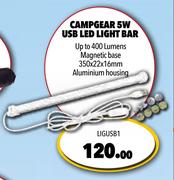 Campgear 5W USB LED Light Bar LIGUSB1