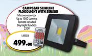 Campgear Slimline Floodlight With Sensor L-WL03