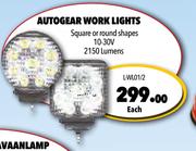 Autogear Work Lights L-WL01/2-Each