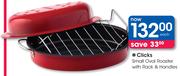 Clicks Small Oval Roaster With Rack & Handles-Each