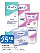 Mandy's Hair Removal Range-Each